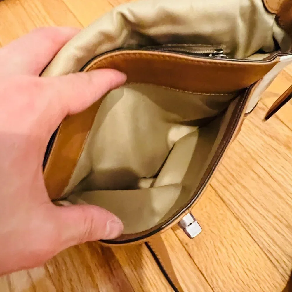 Vintage Y2K 2000 Hobo Coach color block crossbody shoulder bag purse - Picture 6 of 16